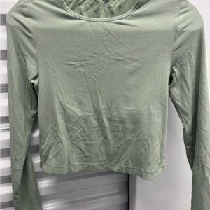 90 Degree Women's M Sage Green Long Sleeve Top